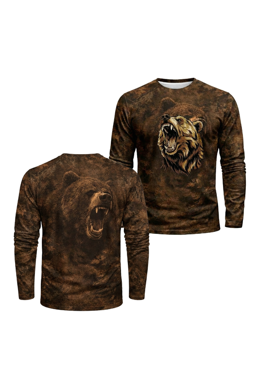 Performance Hunting Long Sleeve - Timber Grizzly Growl - TB1M