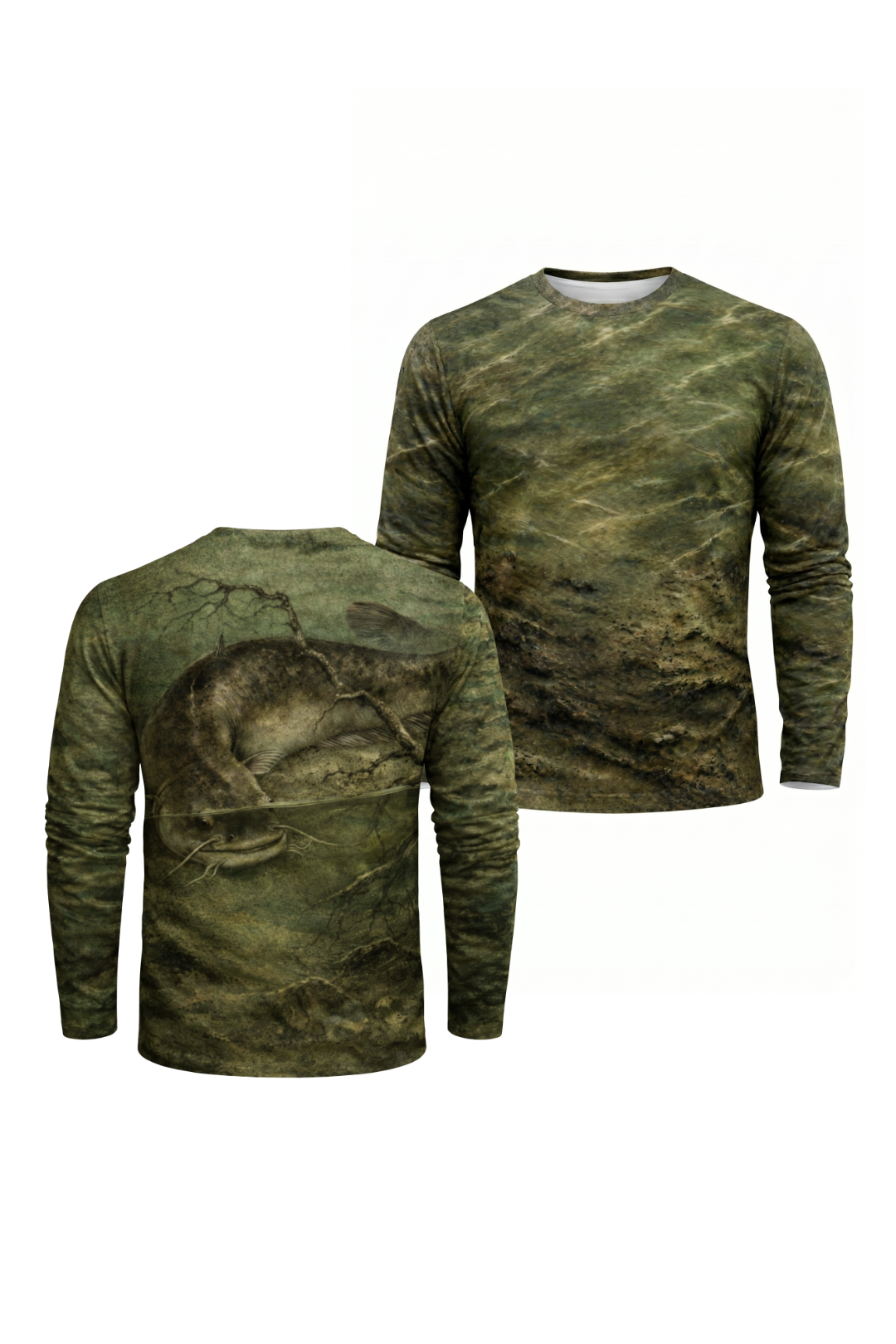 Performance Fishing Long Sleeve - Clay Timber Catfish - TBT60