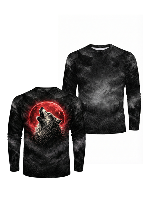 Performance Hunting Long Sleeve - Forest Wolf Moon - FD1F