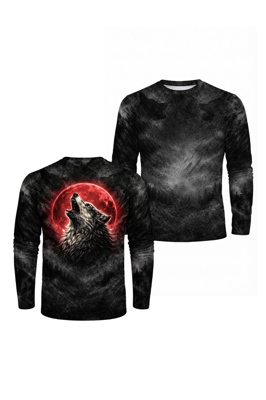 Performance Hunting Long Sleeve - Forest Wolf Moon - FD1F