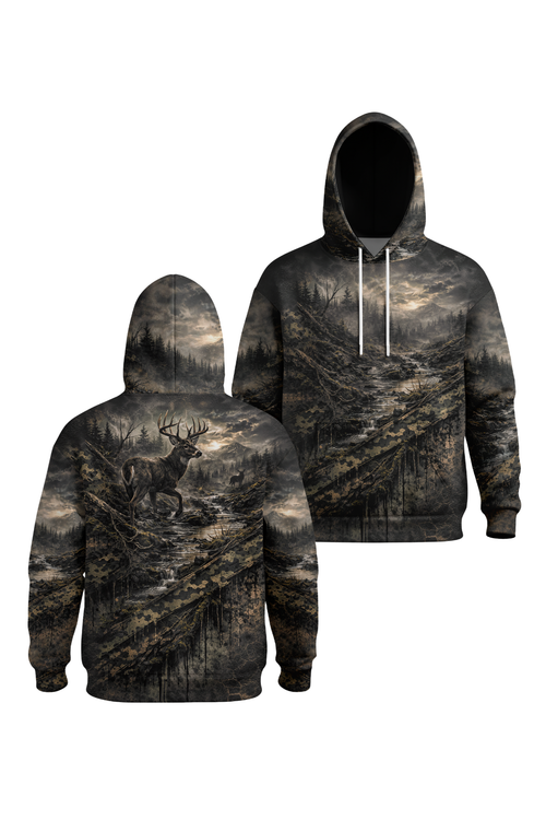 Performance Hunting Fleece-Lined Hoodie — Midnight Creek Buck – D8RK