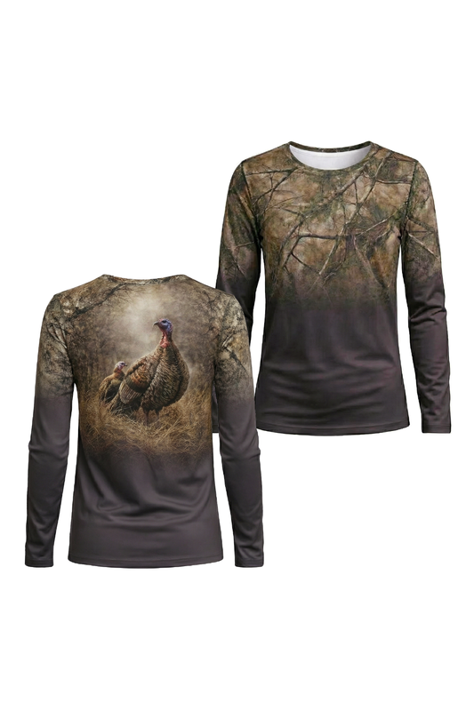 Performance Hunting Long Sleeve - Timber Turkey Prairie Timber Pair TBT24