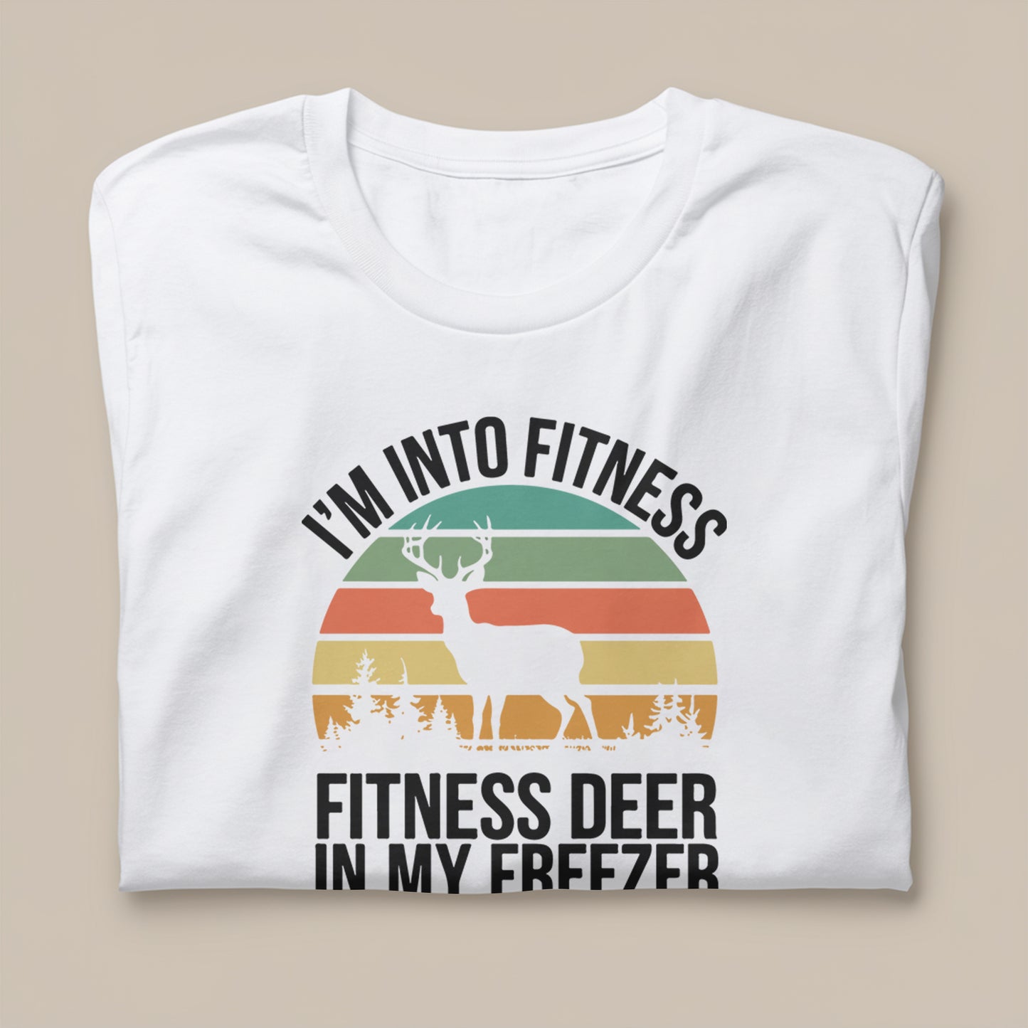 Fitness Deer Hunting T-Shirt - Fun Gift for Hunters