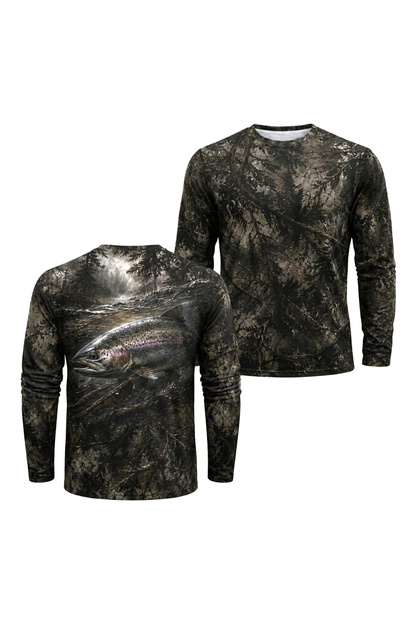 Performance Fishing Long Sleeve - River Trout Timber - TBT105