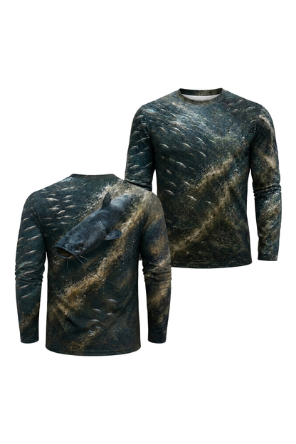 Performance Fishing Long Sleeve - Shad Ball Breaker Blue Catfish - RBC01