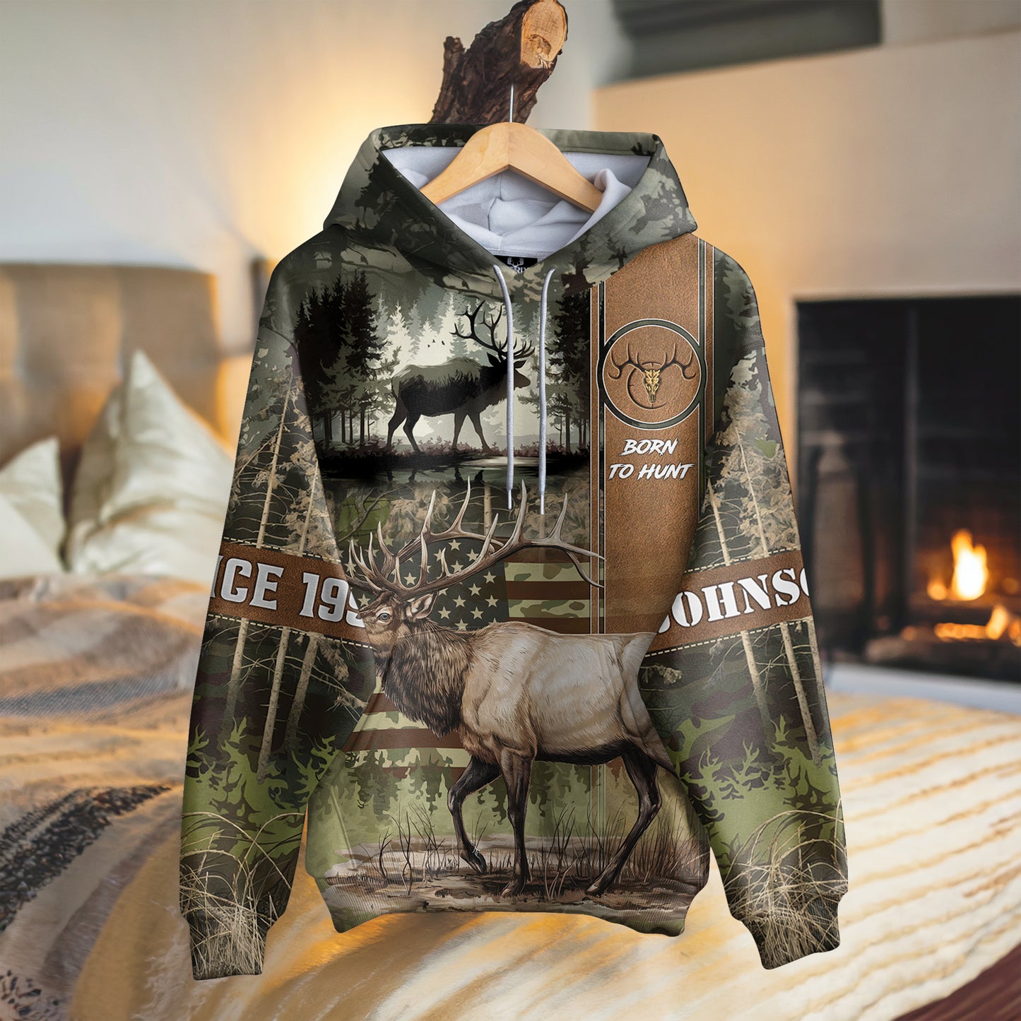 Elk Mastery Hunt Hoodie Personalized - The Deerly