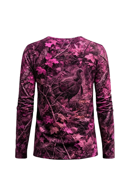 Performance Hunting Long Sleeve - Crimson Timber Turkey - TBT10