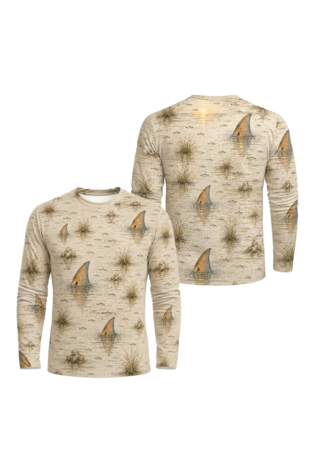 Performance Fishing Long Sleeve - Sunset Flats Redfish Pattern - RP04