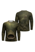 Performance Fishing Long Sleeve - Mudjaw Front Strike - AOF90