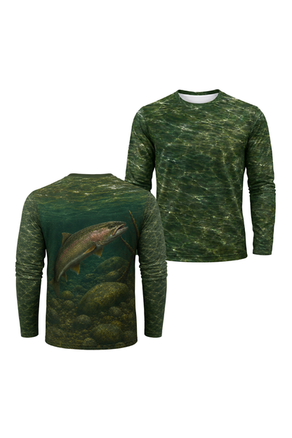 Performance Fishing Long Sleeve - River Rock Rainbow - TBT78