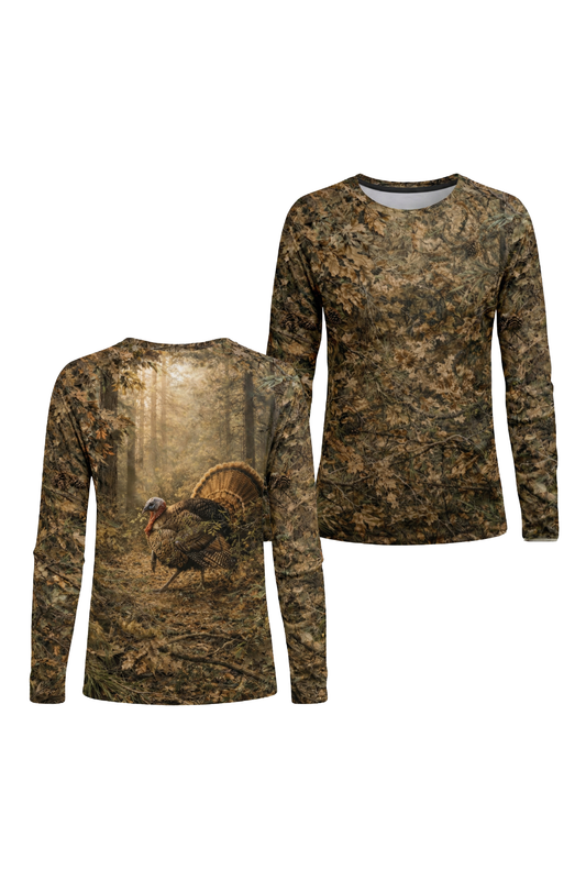 Performance Hunting Long Sleeve - Timber Turkey Autumn Light - TBT28