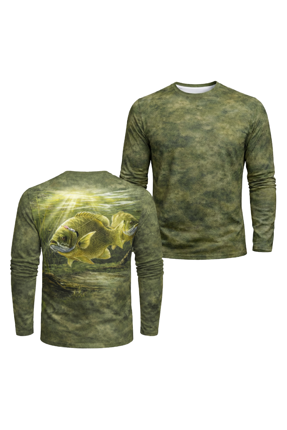 Performance Fishing Long Sleeve - Marsh Bluegill Strike - TBT50