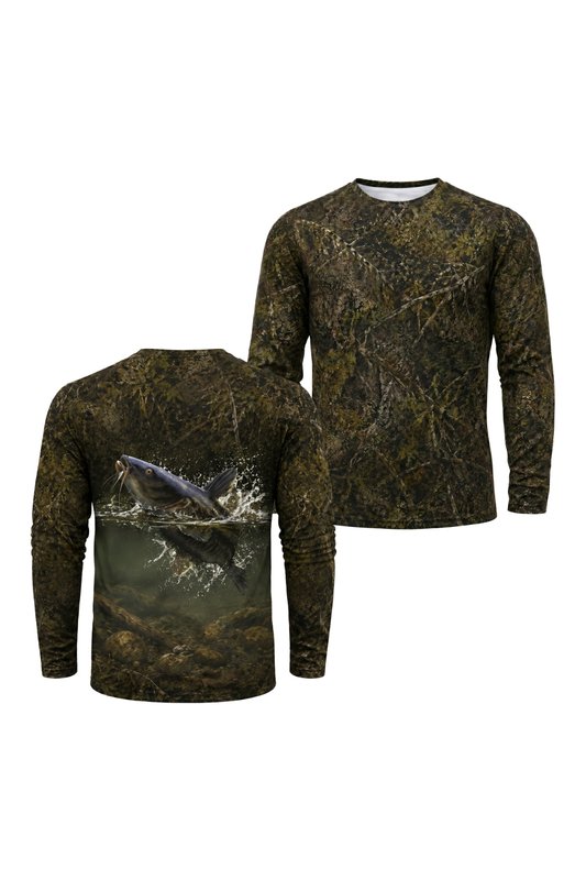 Performance Fishing Long Sleeve - River Mud Catfish - TBT91
