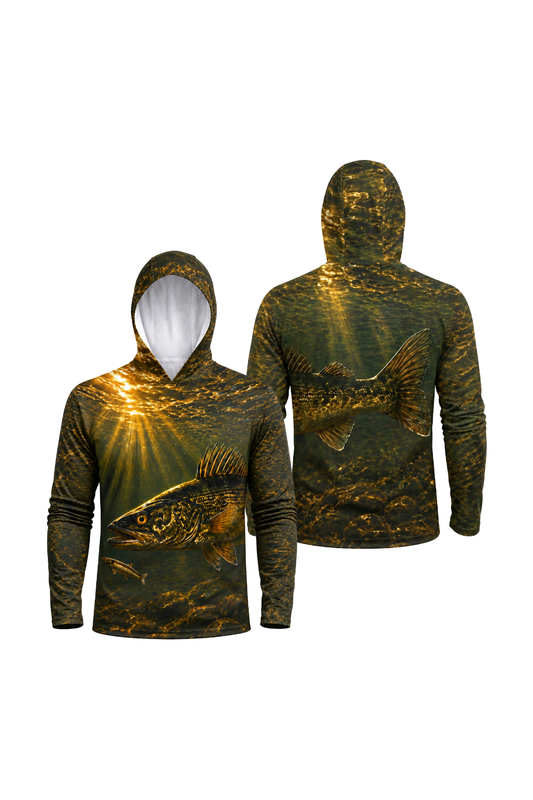 AirLite Fishing Sun Hoodie - Hardrock Walleye Hunt - TBT65