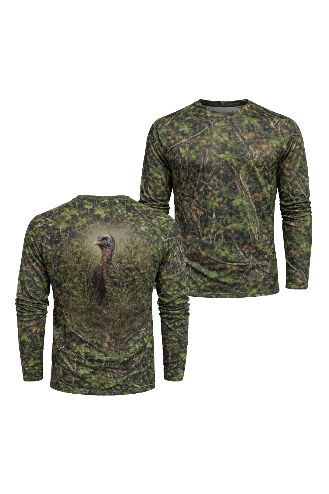 Performance Hunting Long Sleeve - Green Timber Tom - TBT09