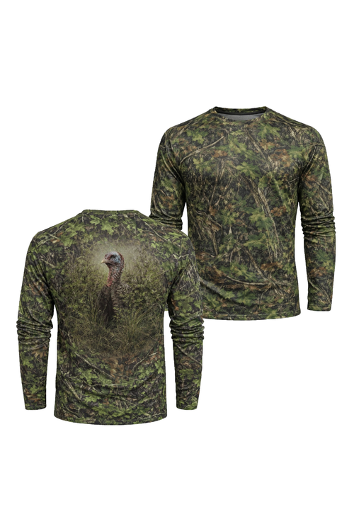 Performance Hunting Long Sleeve - Green Timber Tom - TBT09