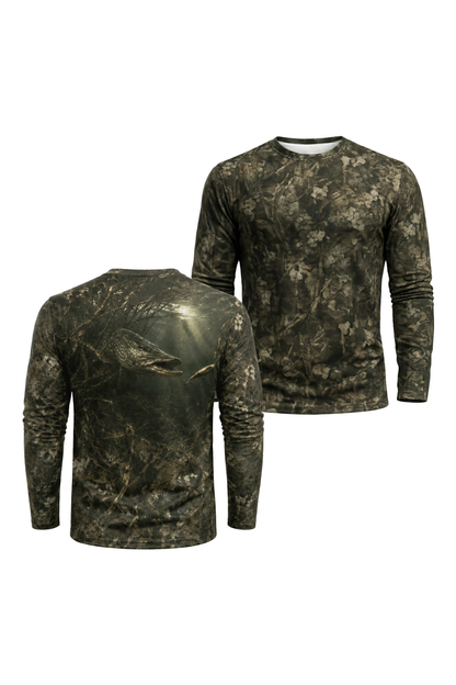 Performance Fishing Long Sleeve - Bottomland Pike Strike - TBT102