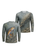 Performance Fishing Long Sleeve - Ozark Current Crown Brown - AOF81