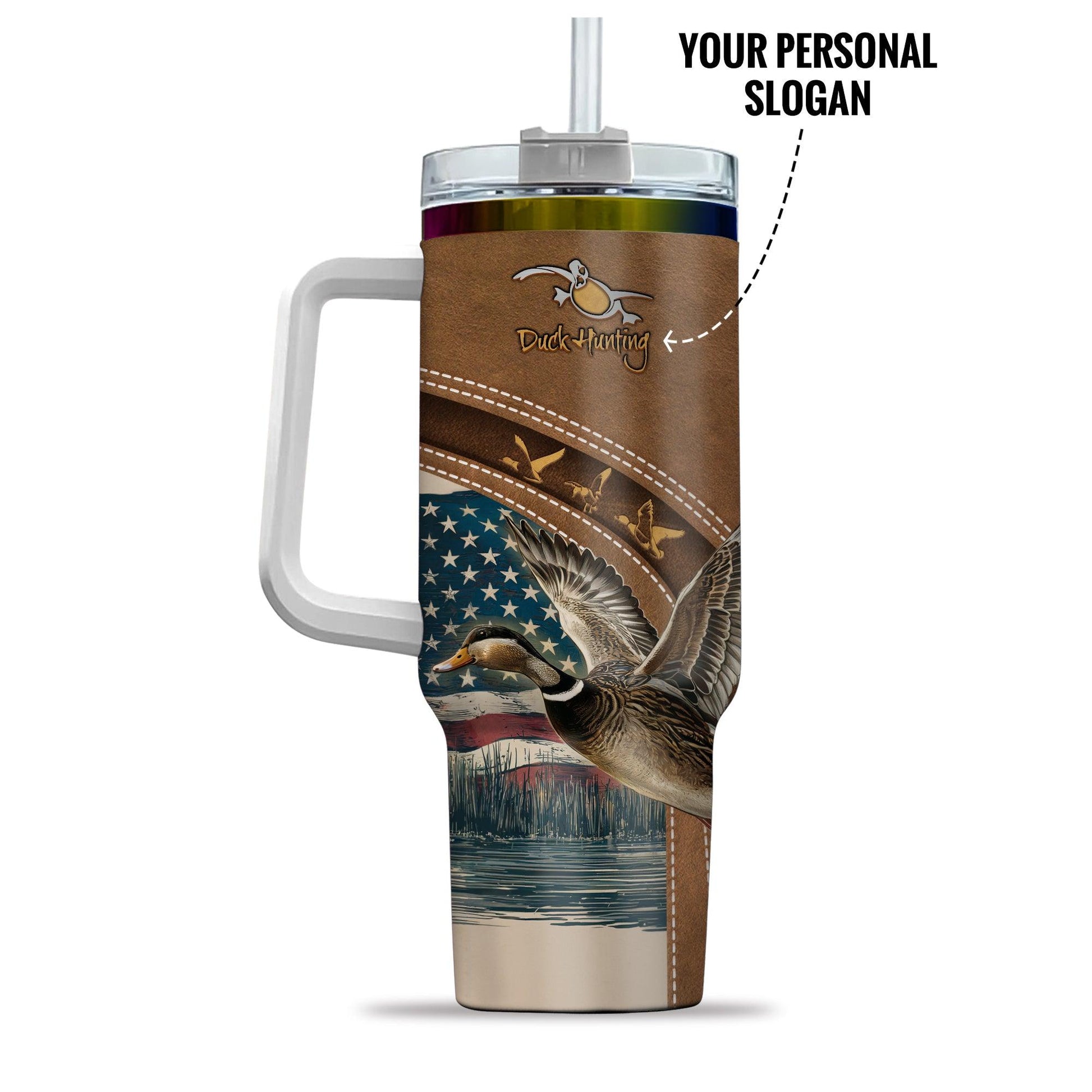 Duck Hunting Glory Personalized 40oz Tumbler - The Deerly