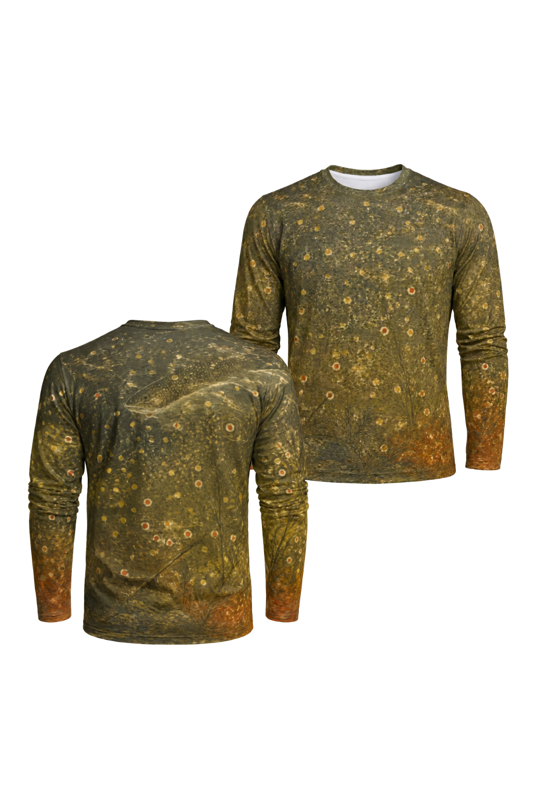 Performance Fishing Long Sleeve - River Brookie Skin - TBT84