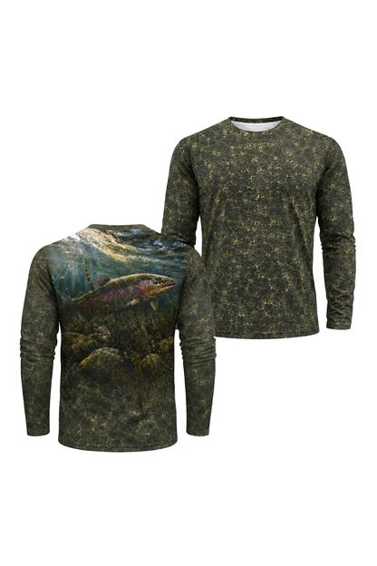 Performance Fishing Long Sleeve - Bottomland Rainbow Trout - TBT79