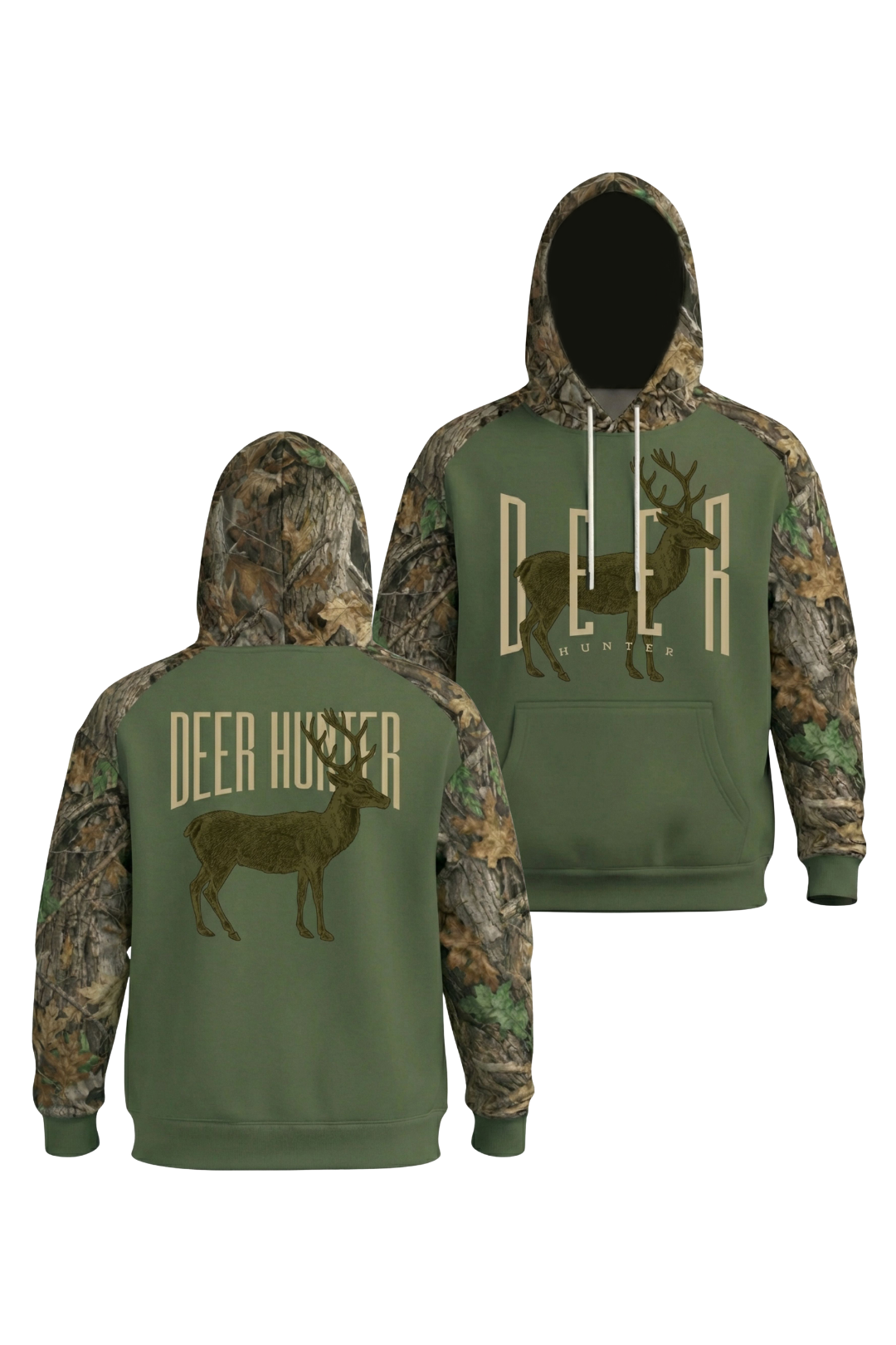 Performance Hunting Fleece-Lined Hoodie - Deer Hunter Classic – DH8P