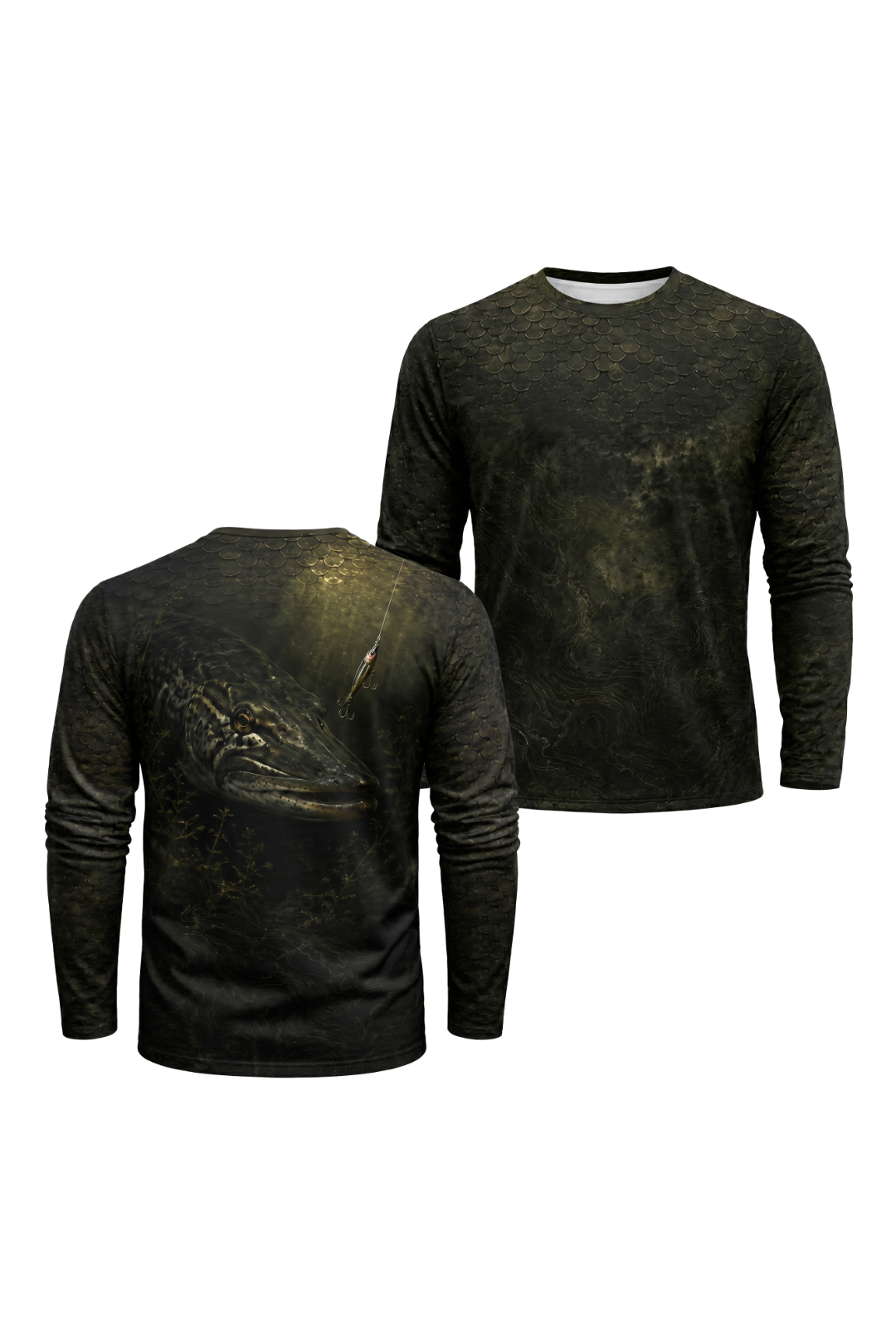 Performance Fishing Long Sleeve - Shadow Depth Musky - TBT114