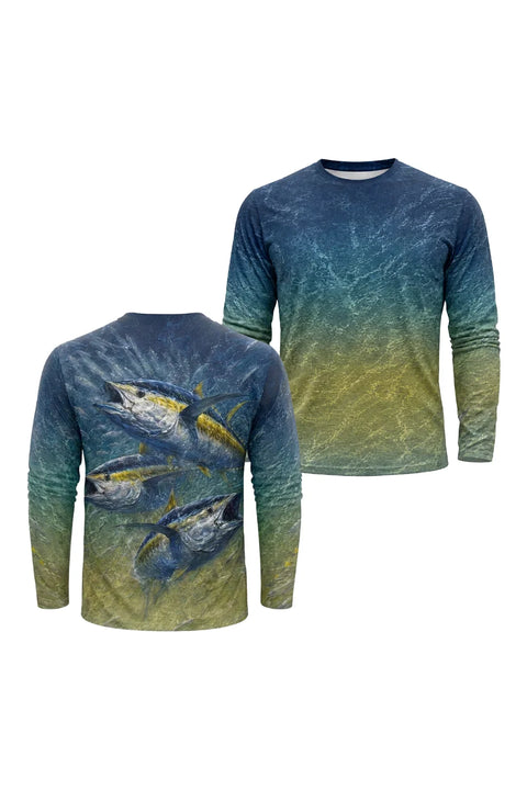 Performance Fishing Long Sleeve - Kelp Forest Yellowfin Tuna - TBT277