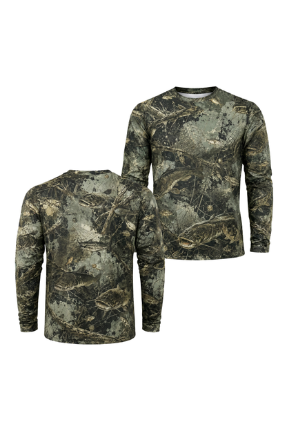 Performance Fishing Long Sleeve - Swamp Splatter Catfish - TBT125