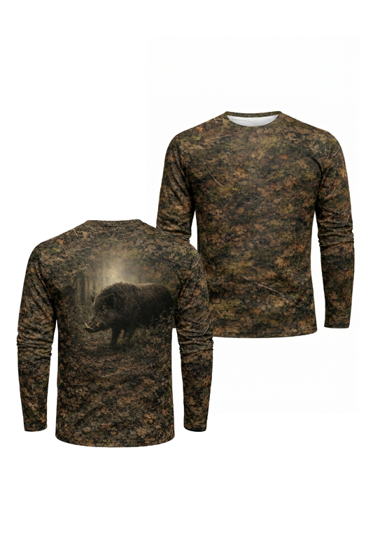 Performance Hunting Long Sleeve - Woodland Boar - WB1T