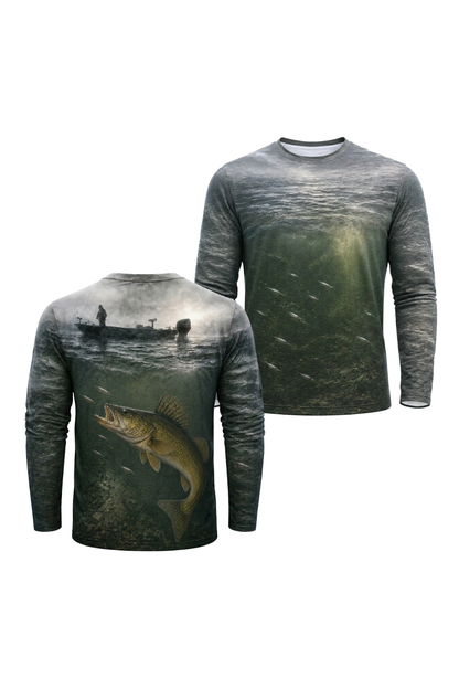 Performance Fishing Long Sleeve - Foggy Aluminum Morning - RW05