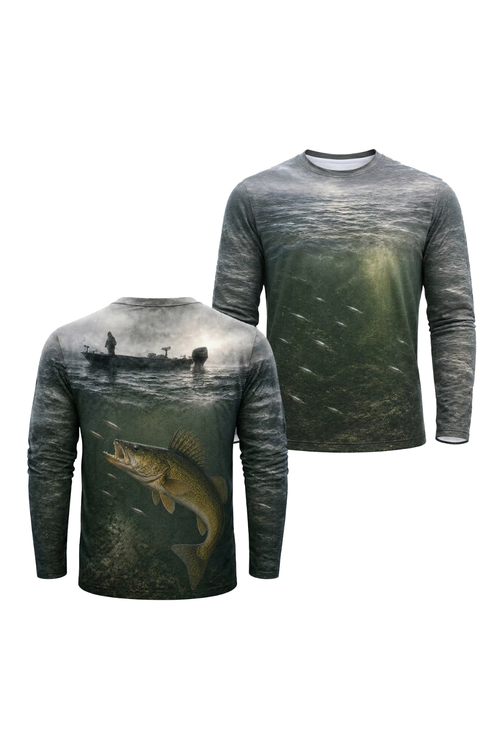 Performance Fishing Long Sleeve - Foggy Aluminum Morning - RW05