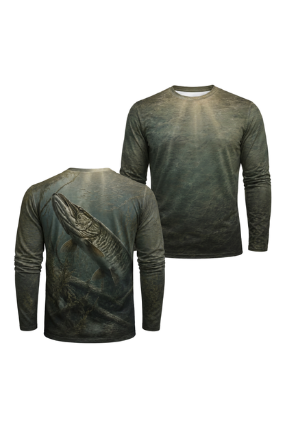 Performance Fishing Long Sleeve - Northern Muskellunge - AOF06
