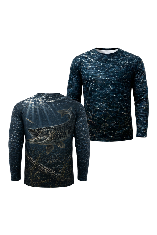 Performance Fishing Long Sleeve - Deep Dusk Muskie - TBT72
