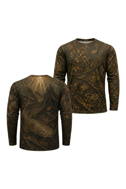 Performance Fishing Long Sleeve - Swamp Mud Catfish - TBT69