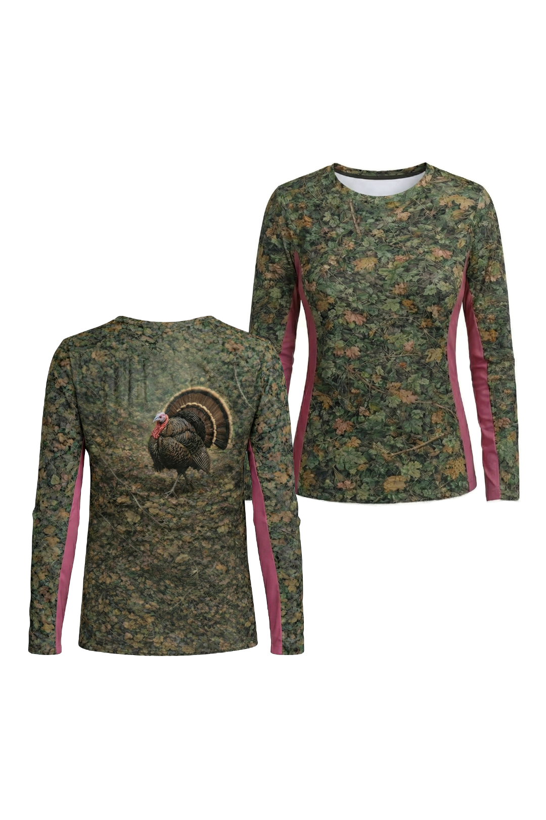 Performance Hunting Long Sleeve - Timber Turkey Forest Floor Strut - TBT27