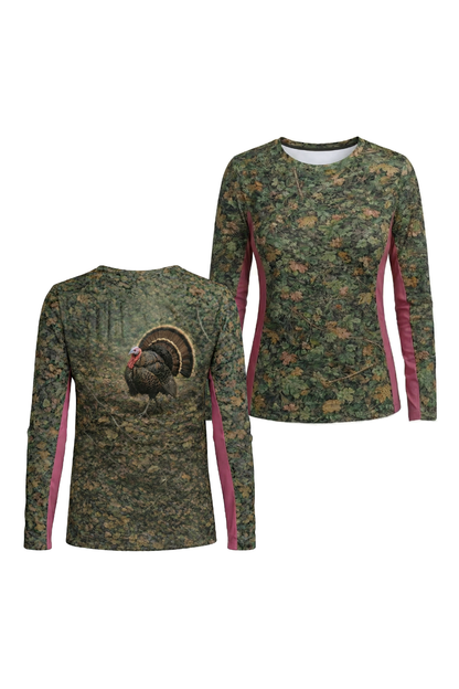 Performance Hunting Long Sleeve - Timber Turkey Forest Floor Strut - TBT27