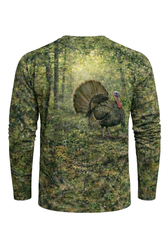 Performance Hunting Long Sleeve - Strut Timber Turkey - TBT04