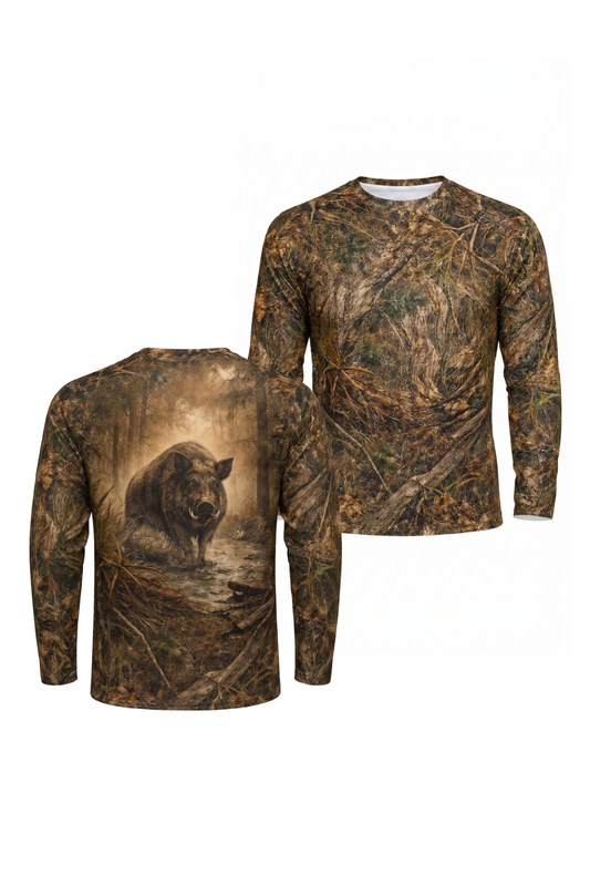 Performance Hunting Long Sleeve - Timber Wild Boar - TB5T