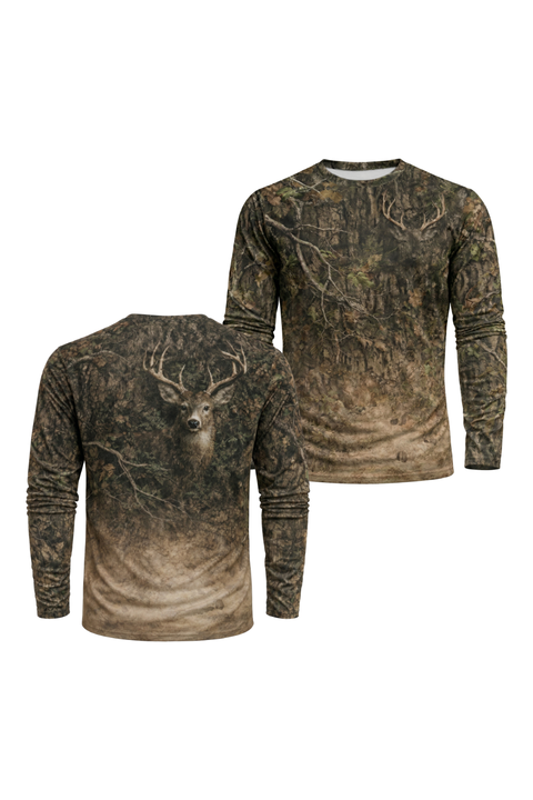 Performance Hunting Long Sleeve - Deer in Cover - AOD05