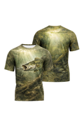 Pro Fishing Short Sleeve - Timber Bass Sunray  - AOF19