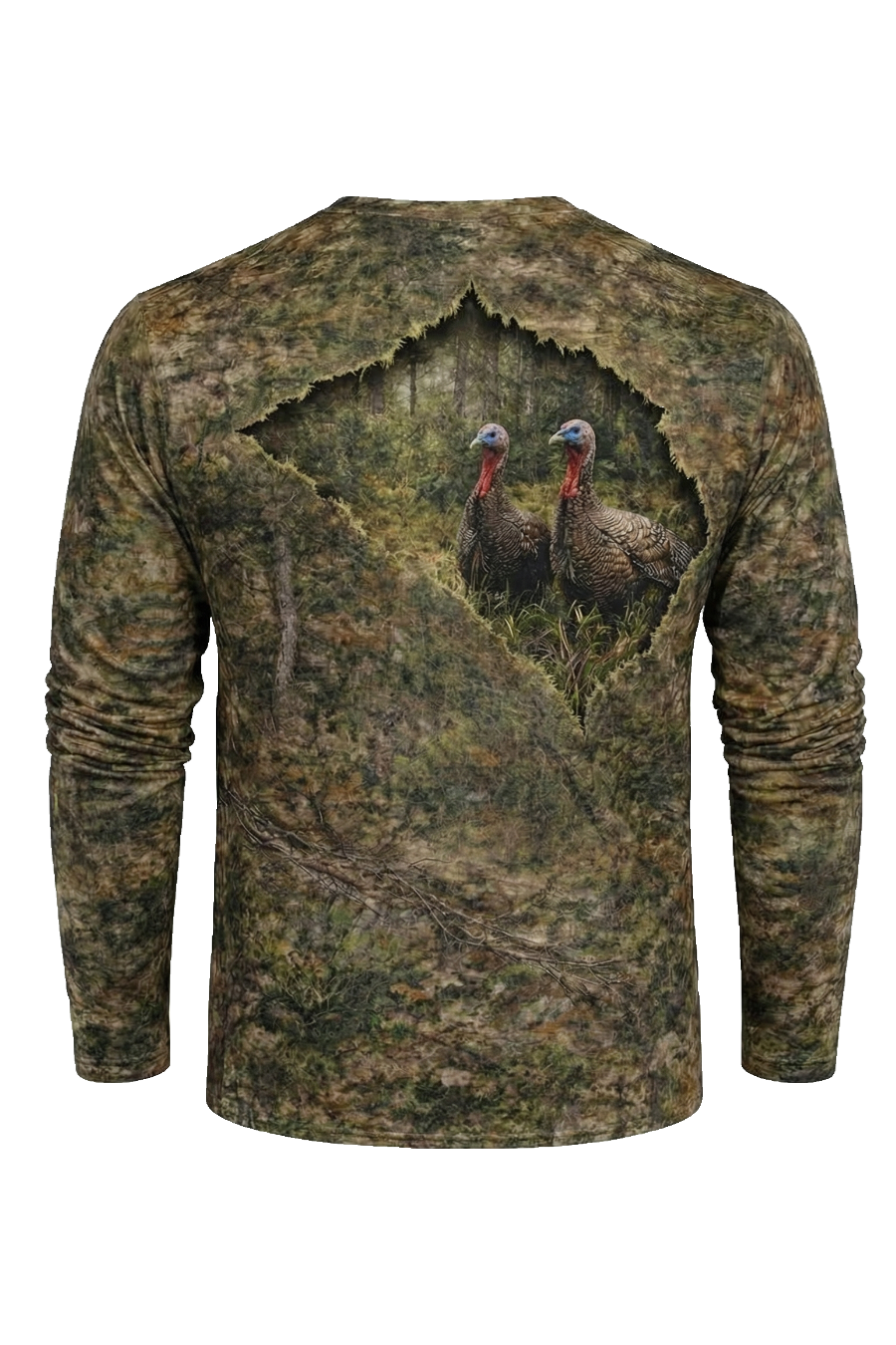 Performance Hunting Long Sleeve - Woodland Turkey - WG1T
