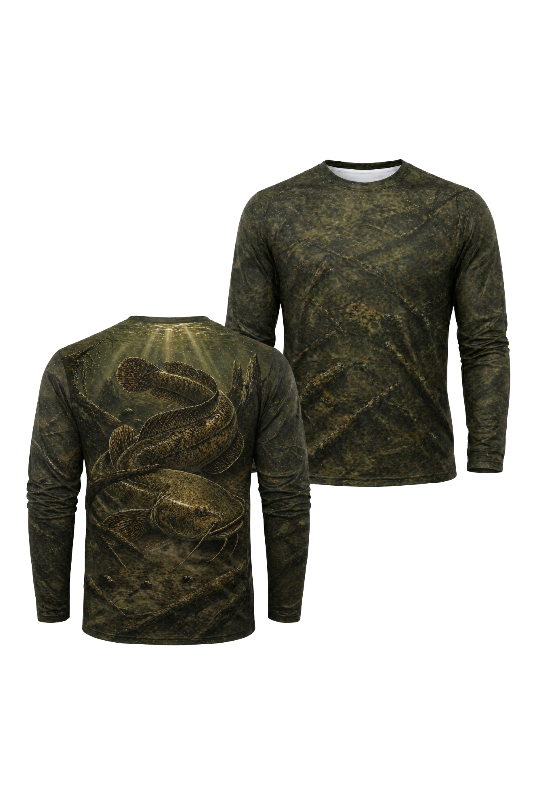 Performance Fishing Long Sleeve - Swamp Mud Catfish - TBT67