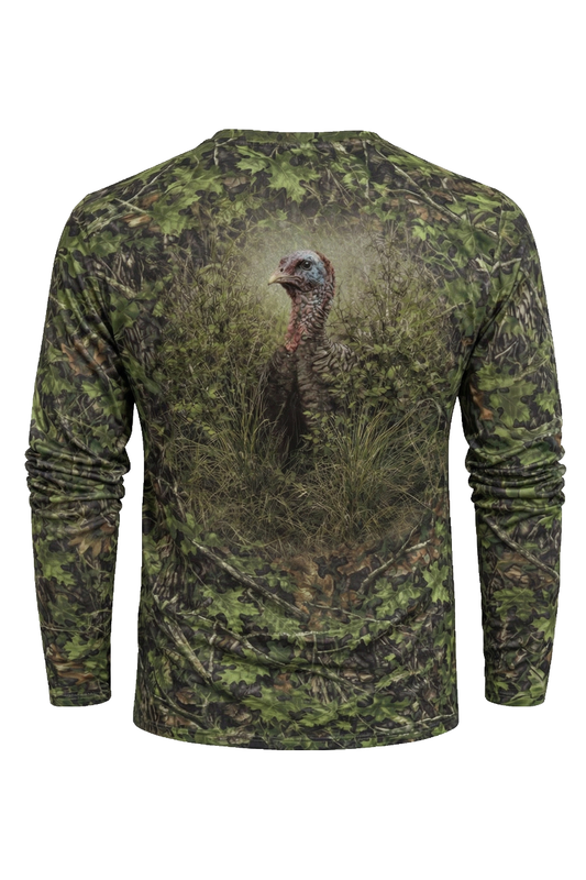 Performance Hunting Long Sleeve - Green Timber Tom - TBT09