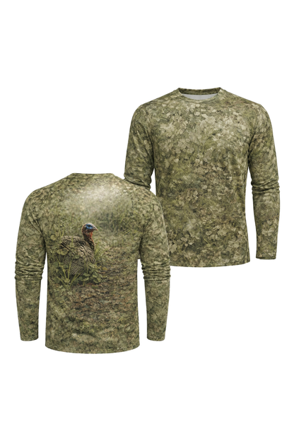 Performance Hunting Long Sleeve - Leaf Floor Timber Turkey - TBT21