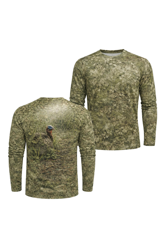 Performance Hunting Long Sleeve - Leaf Floor Timber Turkey - TBT21