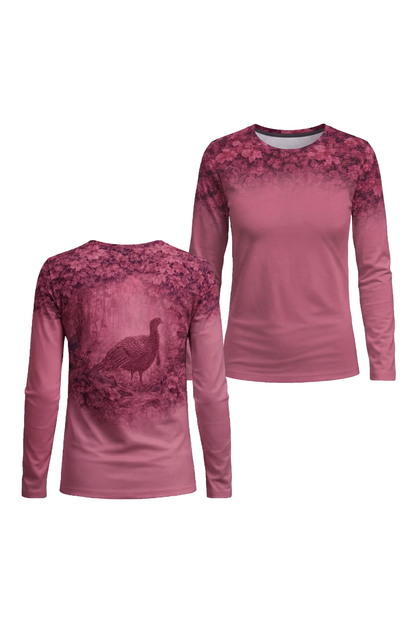 Performance Hunting Long Sleeve - Rose Mist Timber Turkey - TBT11