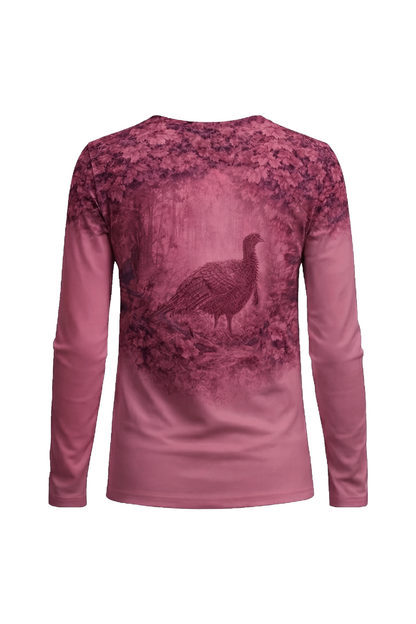 Performance Hunting Long Sleeve - Rose Mist Timber Turkey - TBT11