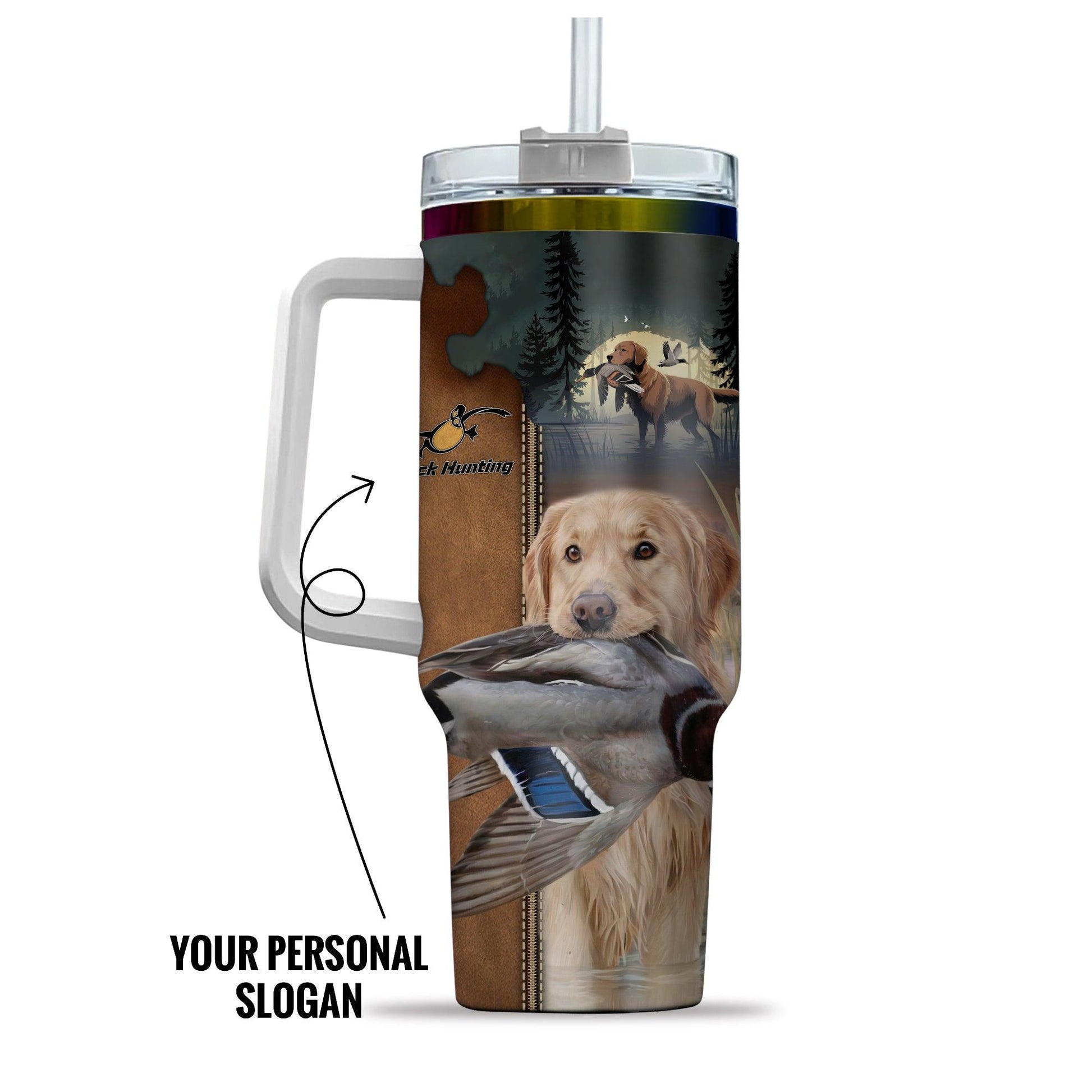 Personalized Duck Hunting Adventure Tumbler - The Deerly