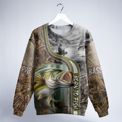 Backwater Bass Legend Personalized Unisex Sweatshirt